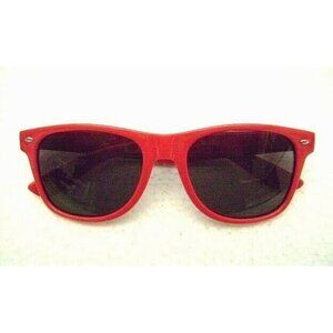 Red Sunglasses Mens Womens Unisex New Old Stock Sunshades Beach Sun